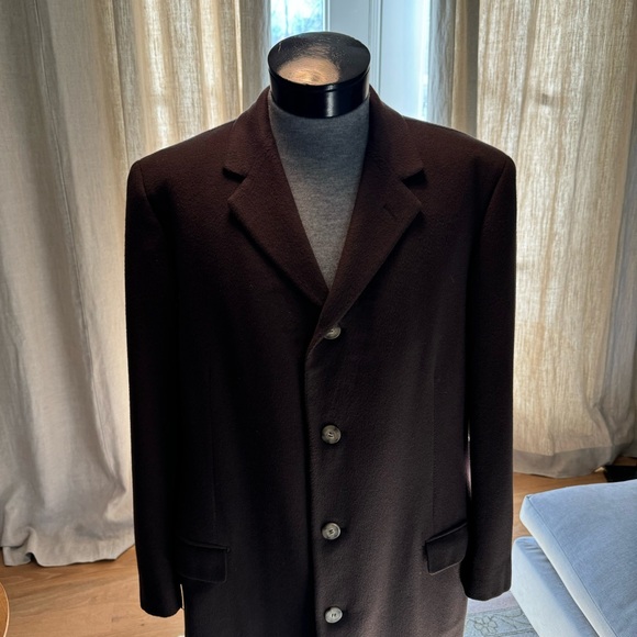 Ermenegildo Zenga Men's 100%
Pure Cashmere Coat - Picture 15 of 17